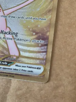 Pokemon Mew EX Gold Metal Card 205/165 Scarlet Violet 151 Secret Rare - Image 3