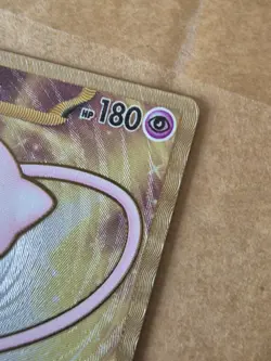 Pokemon Mew EX Gold Metal Card 205/165 Scarlet Violet 151 Secret Rare - Image 4