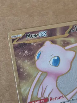 Pokemon Mew EX Gold Metal Card 205/165 Scarlet Violet 151 Secret Rare - Image 5