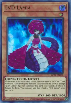 D/D Lamia - GFP2-EN077 - Ultra Rare - 1st Edition Near Mint Yugioh Card - Image 1