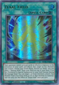 Zexal Field - BROL-EN054 - Ultra Rare - 1st Edition Near Mint Yugioh Card - Image 1
