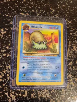 Omanyte 52/62 Common Pokemon Card Fossil Set Unlimited - 1999 WOTC - Image 3