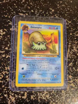 Omanyte 52/62 Common Pokemon Card Fossil Set Unlimited - 1999 WOTC - Image 4