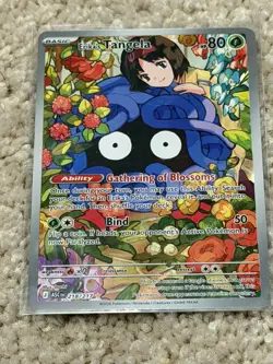 Pokemon TCG Erika’s Tangela 218/217 Ascended Heroes Illustration Rare NM Card - Image 1