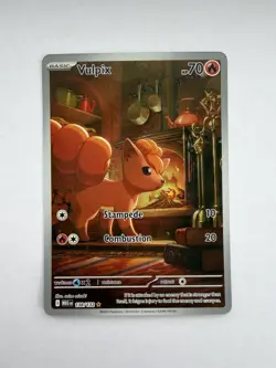 Pokemon TCG Vulpix Mega Evolution Card #138/132 Near Mint Condition - Image 1