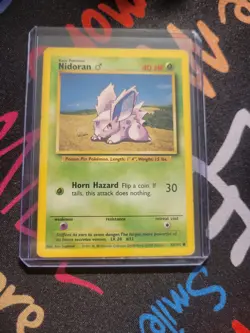 Nidoran 55/102 Base Set Unlimited Pokemon NM-Mint Vintage Card - Image 4