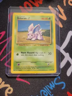 Nidoran 55/102 Base Set Unlimited Pokemon NM-Mint Vintage Card - Image 5