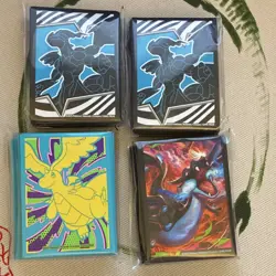 Lot of Pokemon Card Sleeves ETB Black bolt Ascended Heroes Mega Charizard x UPC - Image 1
