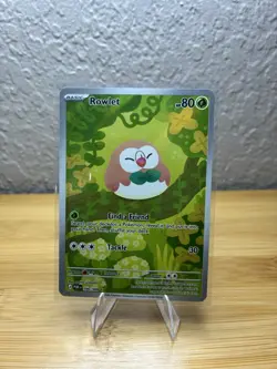 Pokemon TCG Rowlet Basic Card 090/088 2026 English 80 HP Find a Friend - Image 1
