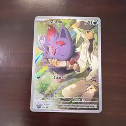 N's Zorua 189 Sv: Scarlet & Violet Promo Cards Holo NM+ - Image 1