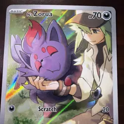 N's Zorua 189 Sv: Scarlet & Violet Promo Cards Holo NM+ - Image 5