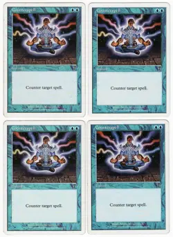 Counterspell x4 4x 2001 MTG Core Set 7th Edition PLAYSET Blue Instant LP AZ1 - Image 1