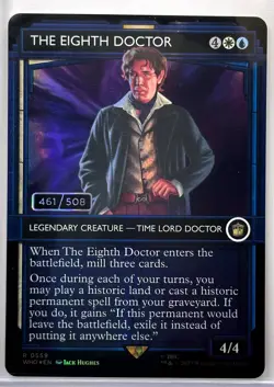The Eighth Doctor (Showcase) (Serialized) Magic MTG, Doctor Who Serial # 461/508 - Image 1