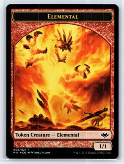 MTG Magic: The Gathering FOIL ELEMENTAL TOKEN (8/21) Modern Horizons - Image 1