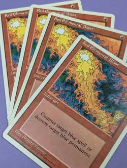 MTG Magic: Fourth Edition: Red Elemental Blast #218 Common - NM - Image 3