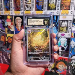 CGC PRISTINE 10 Ninetails Art Rare Holo 110/108 Japanese Pokemon 2023 - Image 1