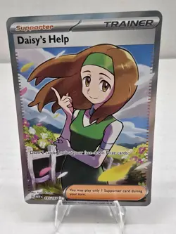 Pokemon Card TCG - Daisy's Help 195/165 Ultra Rare Full Art Trainer SV: 151 NM - Image 1