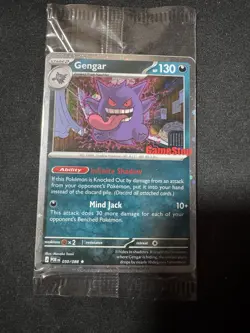 Gengar 050/088 Gamestop Stamped Promo - Pokemon TCG: Perfect Order - SEALED - Image 3