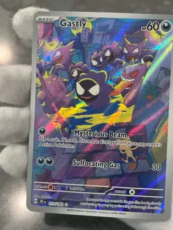 Pokemon TCG Gastly 177/162 Temporal Forces Holo Illustration Rare NM - Image 3