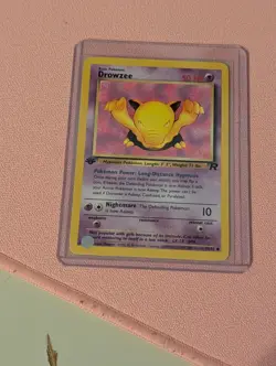 Drowzee 54/82 Team Rocket Regular 1st Edition Pokemon TCG NM Common Card - Image 4