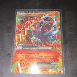 Pokemon M Houndoom EX 22/162 BREAKthrough Holo Mega 210 HP Inferno Fang - Image 1