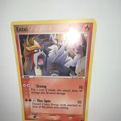 Pokemon Entei 70 HP Holo Rare POP Series 2 1/17 The Pokemon Company 2006 - Image 4