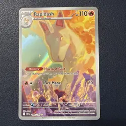 Rapidash 189/182 Illustration Rare | Pokemon TCG: Destined Rivals | Near Mint NM - Image 1