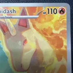Rapidash 189/182 Illustration Rare | Pokemon TCG: Destined Rivals | Near Mint NM - Image 2