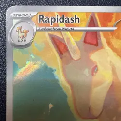 Rapidash 189/182 Illustration Rare | Pokemon TCG: Destined Rivals | Near Mint NM - Image 3