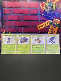 Pokemon Shiny Vault Lot Blipbug Dottler Thwackey And Orbeetle Lot Of 4 Shining - Image 1