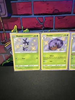 Pokemon Shiny Vault Lot Blipbug Dottler Thwackey And Orbeetle Lot Of 4 Shining - Image 2