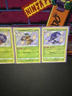 Pokemon Shiny Vault Lot Blipbug Dottler Thwackey And Orbeetle Lot Of 4 Shining - Image 3