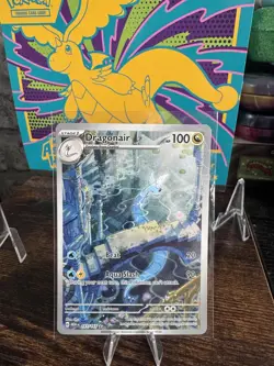 Pokemon TCG - Dragonair 181/165 - SV151 - Illustration Rare IR Full Art - NM - Image 1