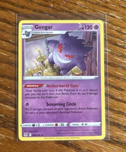 Pokemon TCG Gengar 066/196 Lost Origin Non- Holo LP - Image 1