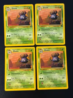 4 x Gloom 37/64 - Pokemon Jungle - Image 1