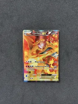 Pokemon TCG Charizard EX (XY121 Promo) Full Art, Black Star - NM - CLEAN - Image 1