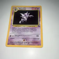 Pokemon Haunter 50 HP Holo Rare Fossil 6/62 Wizards of the Coast 1999 - Image 3