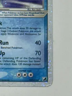 Pokemon TCG Politoed ex SWIRL 107/115 Unseen Forces Holo Silver Border - Image 4