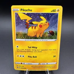 Pokemon Pikachu - SWSH039 - Cosmo Holo - SWSH Black Star Promos - Image 1