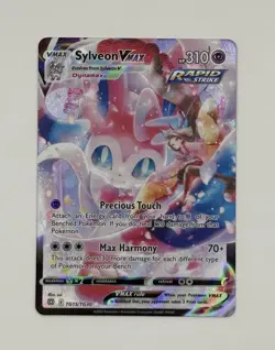 Sylveon VMAX Trainer Gallery Holo TG15/TG30 Brilliant Stars NM Pokemon Card - Image 1