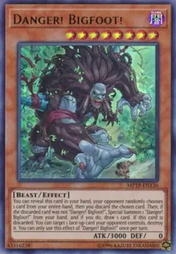 Danger! Bigfoot! - MP19-EN136 - Ultra Rare - Unlimited Edition Near Mint Yugioh - Image 1