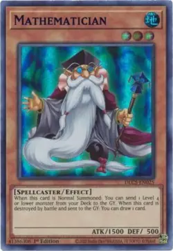 Mathematician (Purple) - DLCS-EN025 - Ultra Rare - 1st Edition Near Mint Yugioh - Image 1
