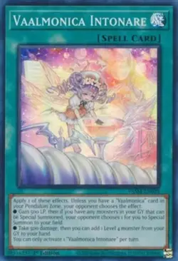 Vaalmonica Intonare - VASM-EN038 - Super Rare - 1st Edition Near Mint Yugioh Car - Image 1