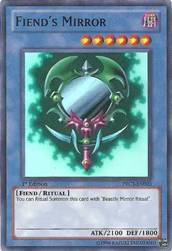 Fiend's Mirror - PRC1-EN003 - Super Rare - 1st Edition Near Mint Yugioh Card - Image 1