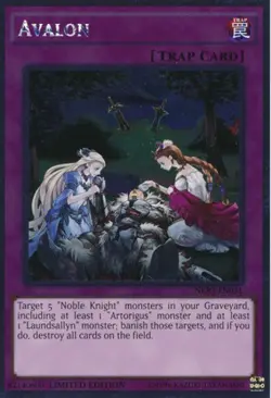 Avalon - NKRT-EN031 - Platinum Rare - Limited Edition Near Mint Yugioh Card - Image 1