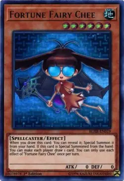 Fortune Fairy Chee - BLHR-EN019 - Ultra Rare - 1st Edition Near Mint Yugioh Card - Image 1