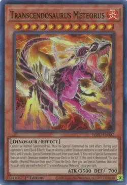 Transcendosaurus Meteorus - WISU-EN002 - Super Rare - 1st Edition Near Mint Yugi - Image 1