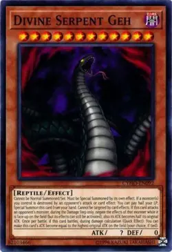 Divine Serpent Geh - CYHO-EN092 - Common - Unlimited Edition Near Mint Yugioh Ca - Image 1