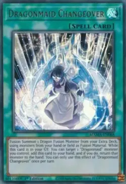 Dragonmaid Changeover - MAMA-EN088 - Ultra Rare - 1st Edition Near Mint Yugioh C - Image 1