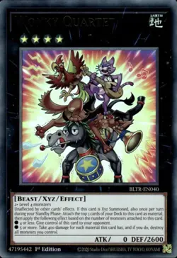 Wonky Quartet - BLTR-EN040 - Ultra Rare - 1st Edition Near Mint Yugioh Card - Image 1